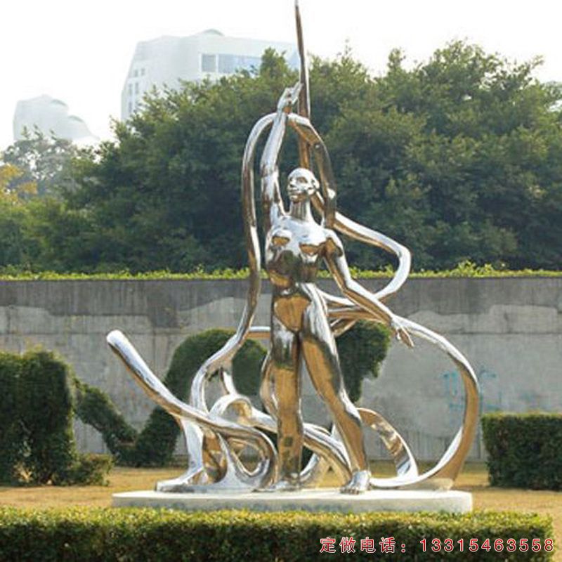 不锈钢体操运动人物雕塑（2）