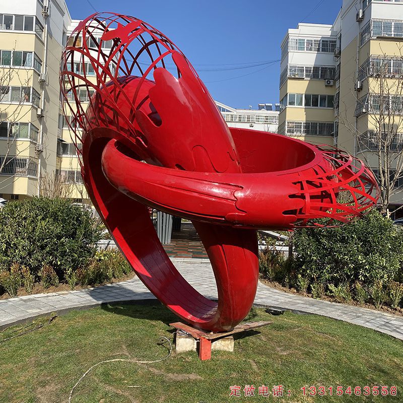 不锈钢镂空景观小区雕塑（1）