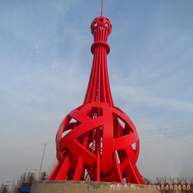 不锈钢城市景观塔雕塑（1）
