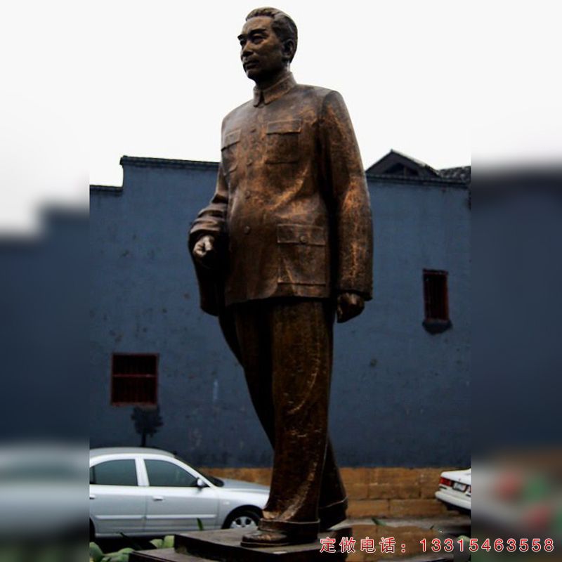 周恩来人物铜雕