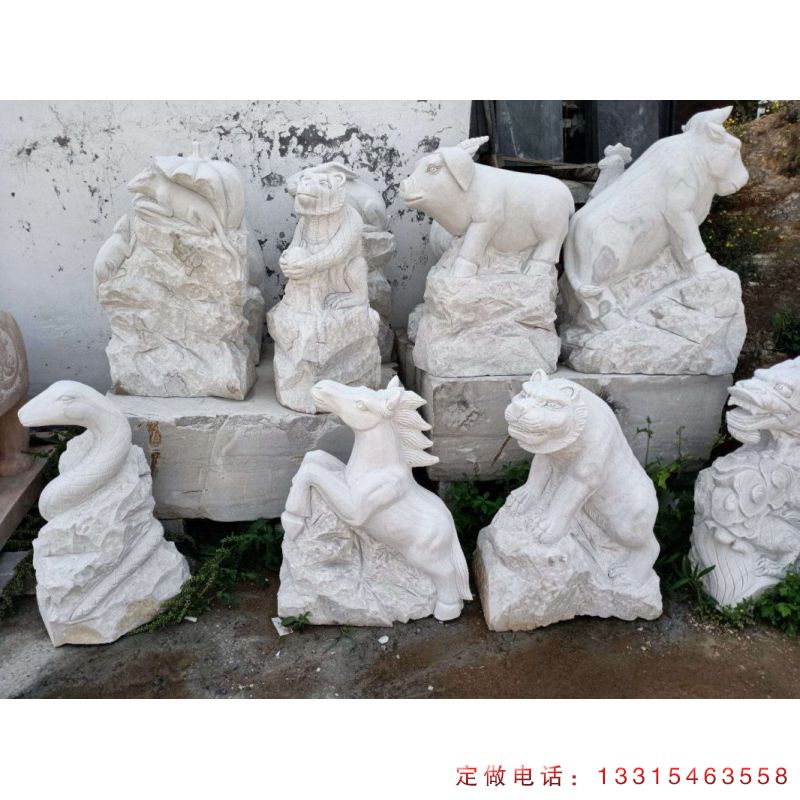 广场十二生肖石雕（1）