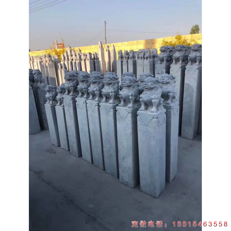 庭院拴马桩石雕（1）
