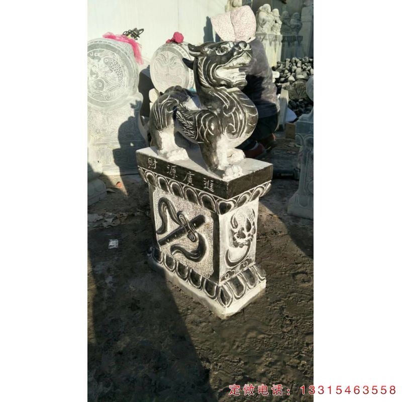 广场貔貅景观石雕（2）