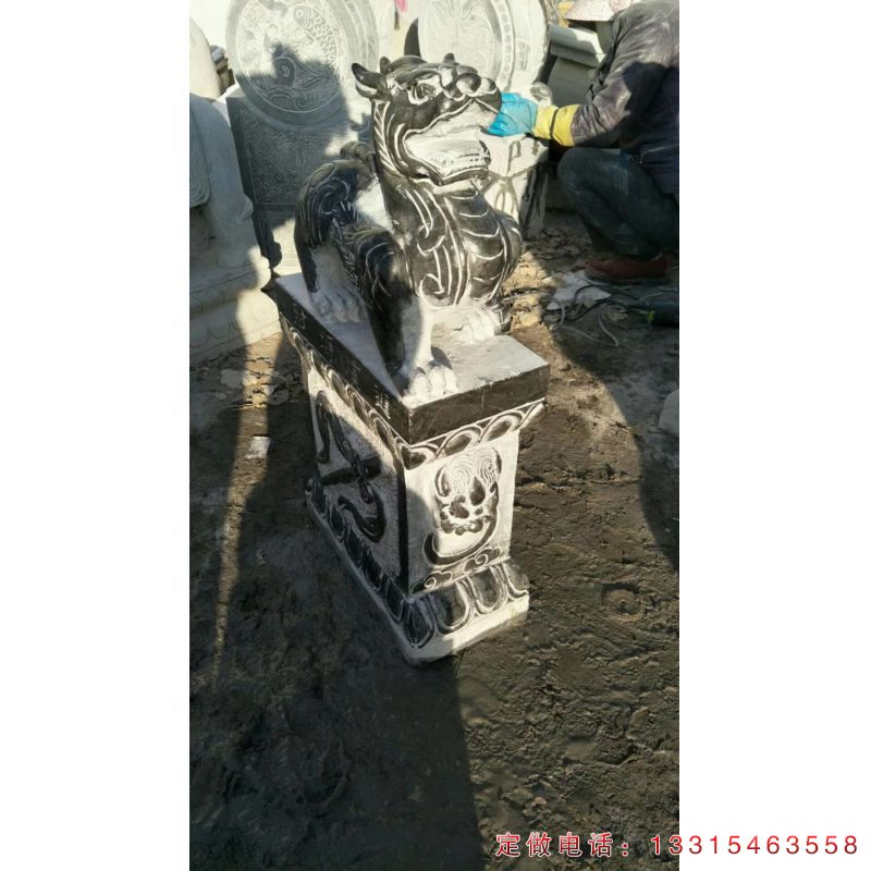 广场貔貅景观石雕（4）
