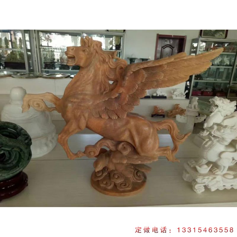 广场飞马景观石雕