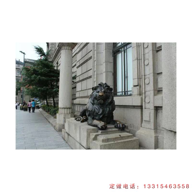 广场狮子铜雕（4）