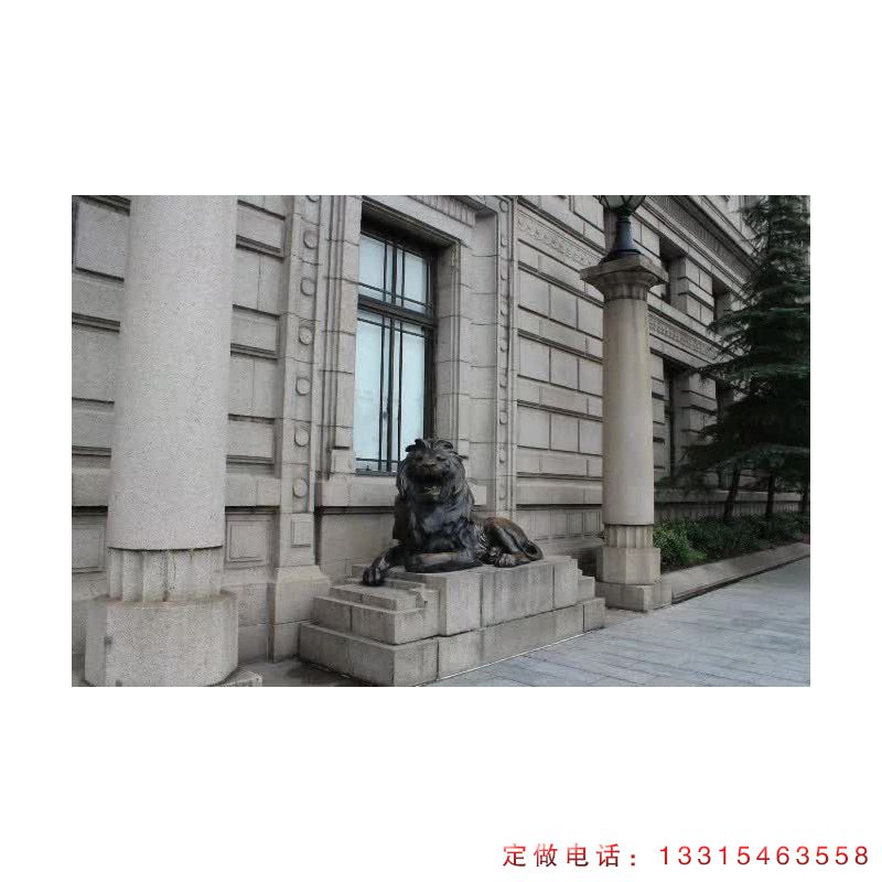 广场狮子铜雕（6）