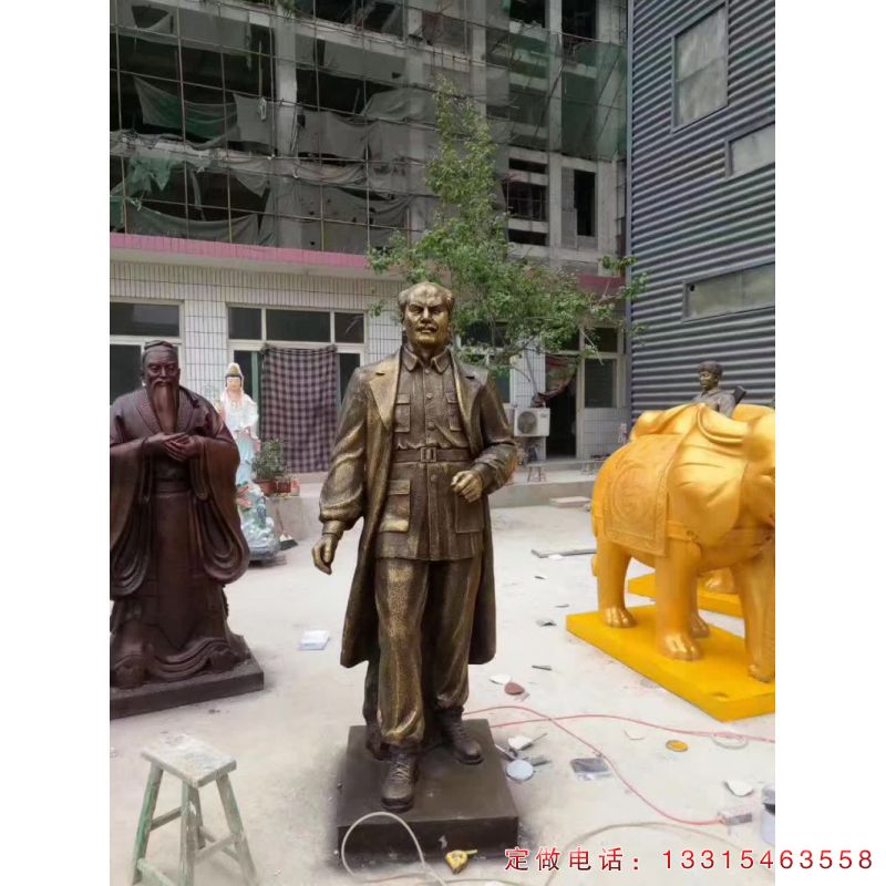 白求恩人物铜雕
