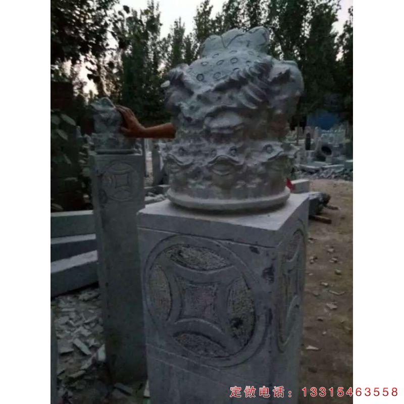 广场金蝉景观石雕（1）
