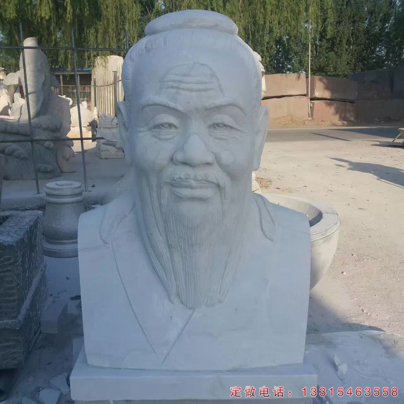 汉白玉校园孔子名人雕塑（2）