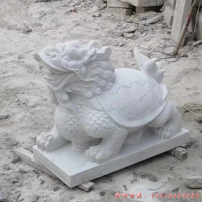 汉白玉龙龟公园动物雕塑（1）