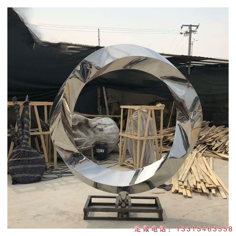 不锈钢城市抽象景观雕塑（1）