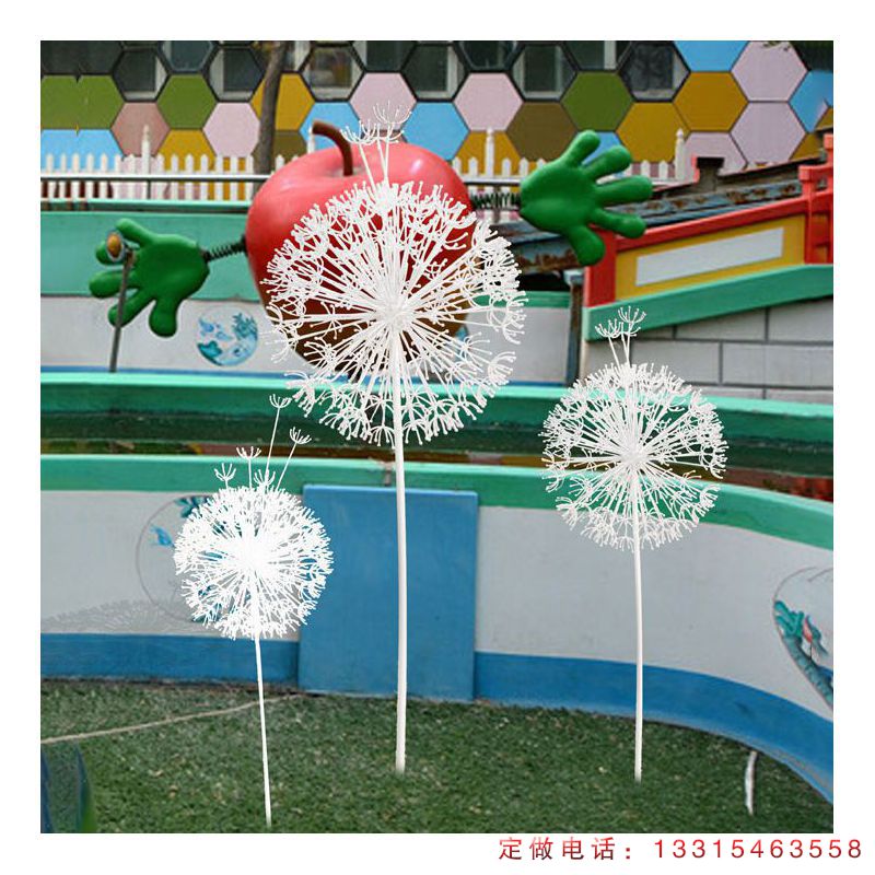 不锈钢蒲公英公园景观雕塑（4）