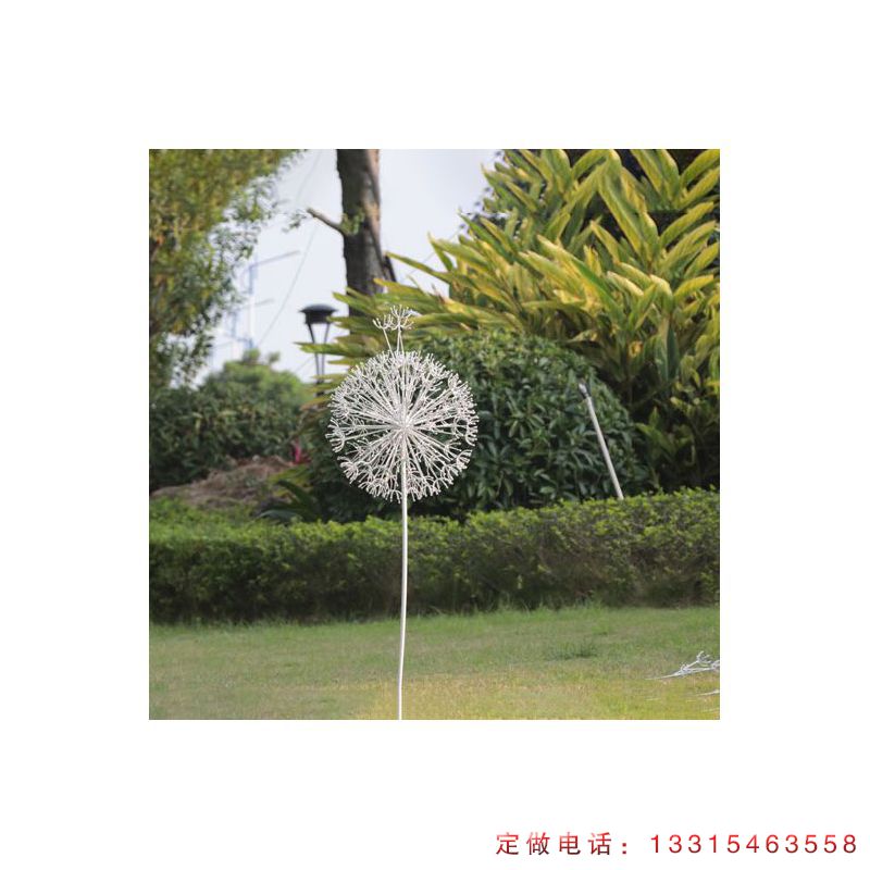 不锈钢蒲公英公园景观雕塑（5）