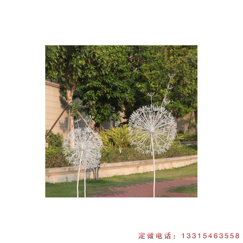 不锈钢蒲公英公园景观雕塑（6）
