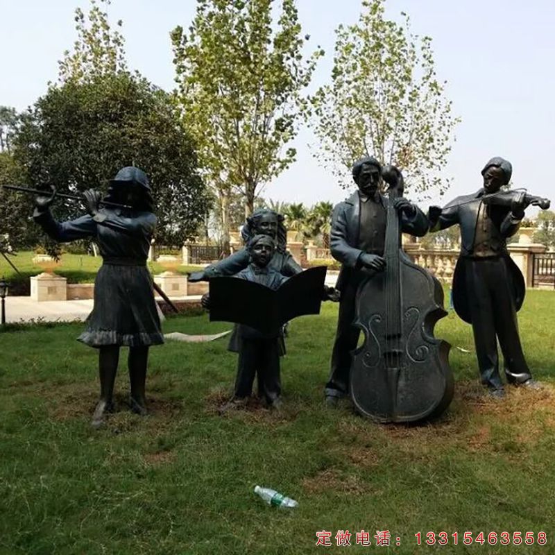西洋管弦乐队人物铜雕（2）