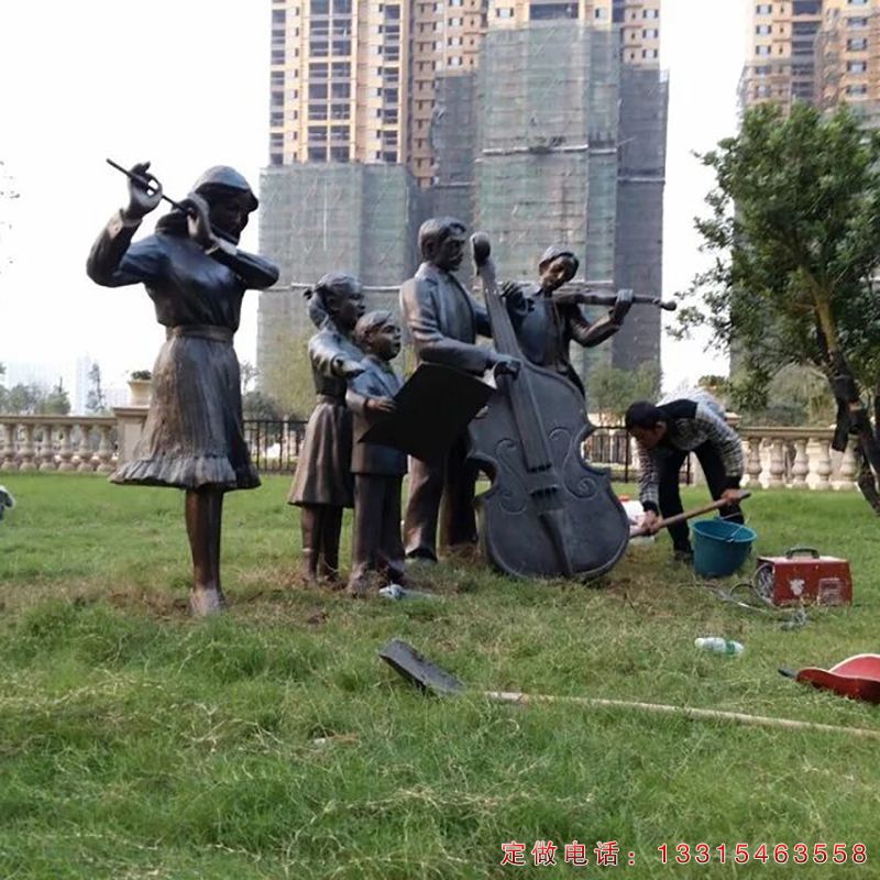 西洋管弦乐队人物铜雕（4）
