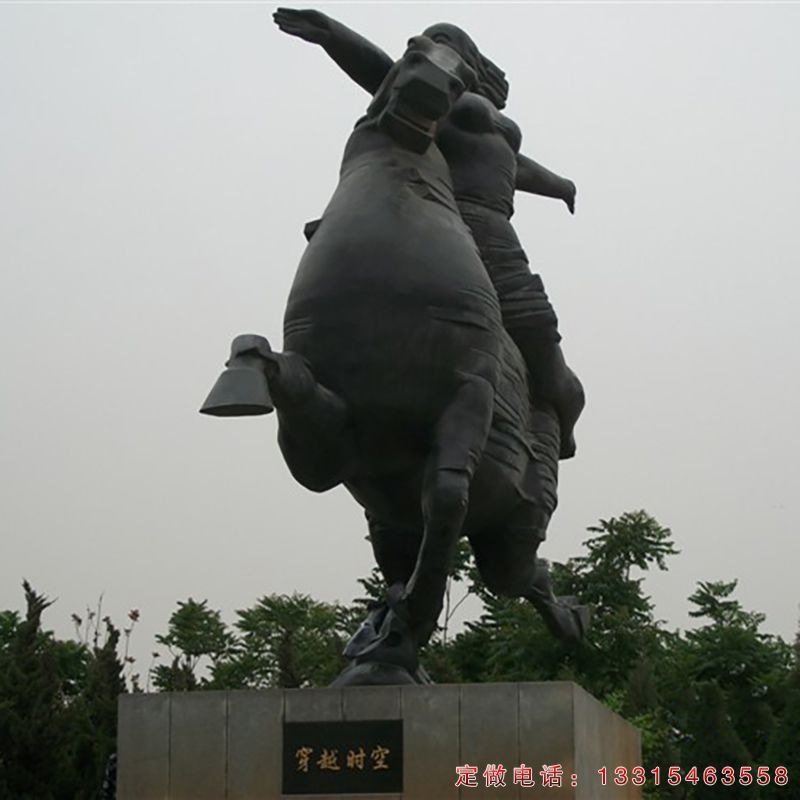 铜雕骑马人物雕塑（2）