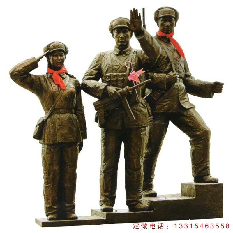 八路军城市人物铜雕（1）
