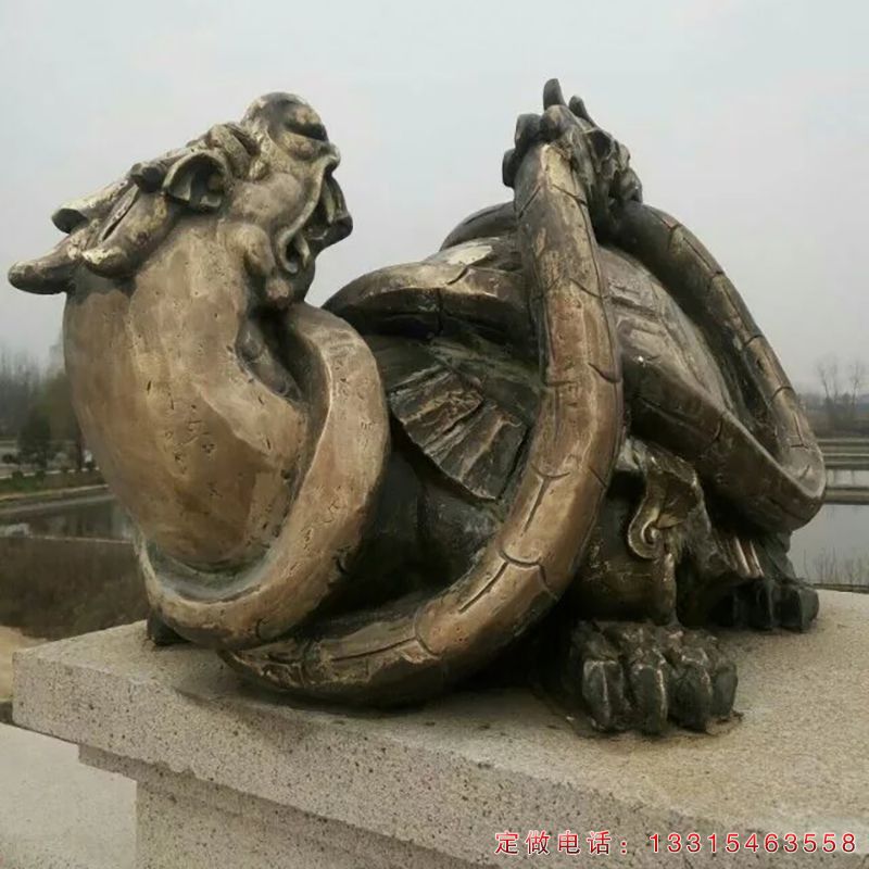 城市龙龟动物铜雕（4）