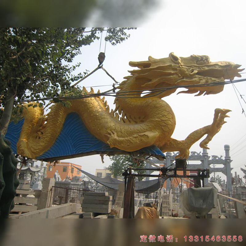 广场铜雕龙动物雕塑（1）