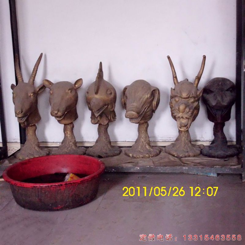 十二生肖动物铜雕（2）