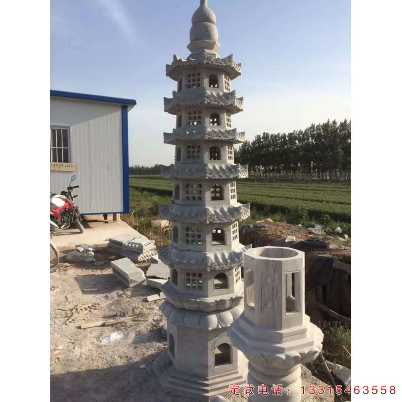 塔公园大理石建筑雕塑（1）
