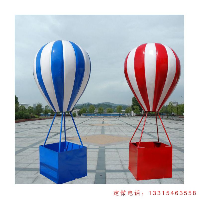 热气球城市不锈钢景观雕塑（1）