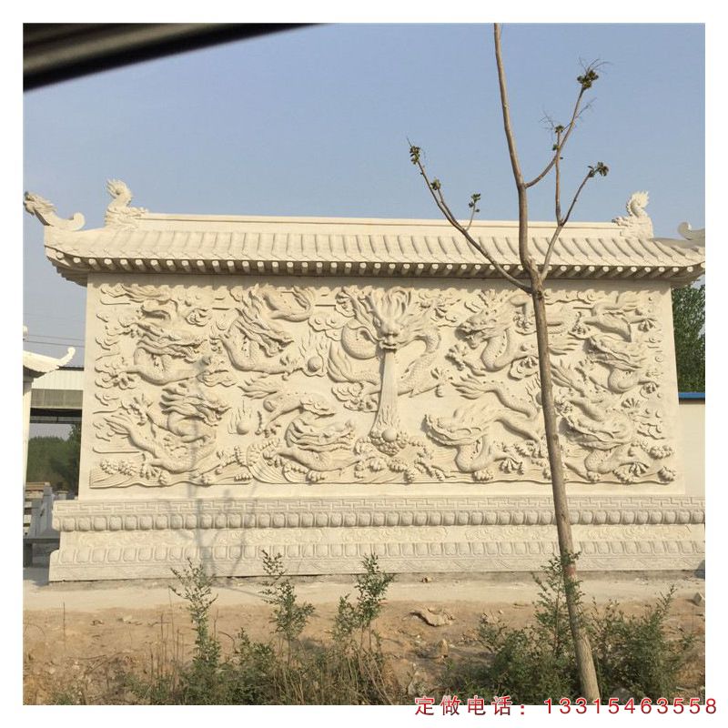 影壁大理石城市建筑雕塑（1）