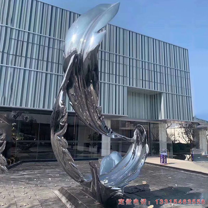 羽毛城市不锈钢景观雕塑（1）