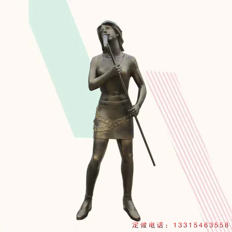 音乐城市铜雕人物雕塑（1）