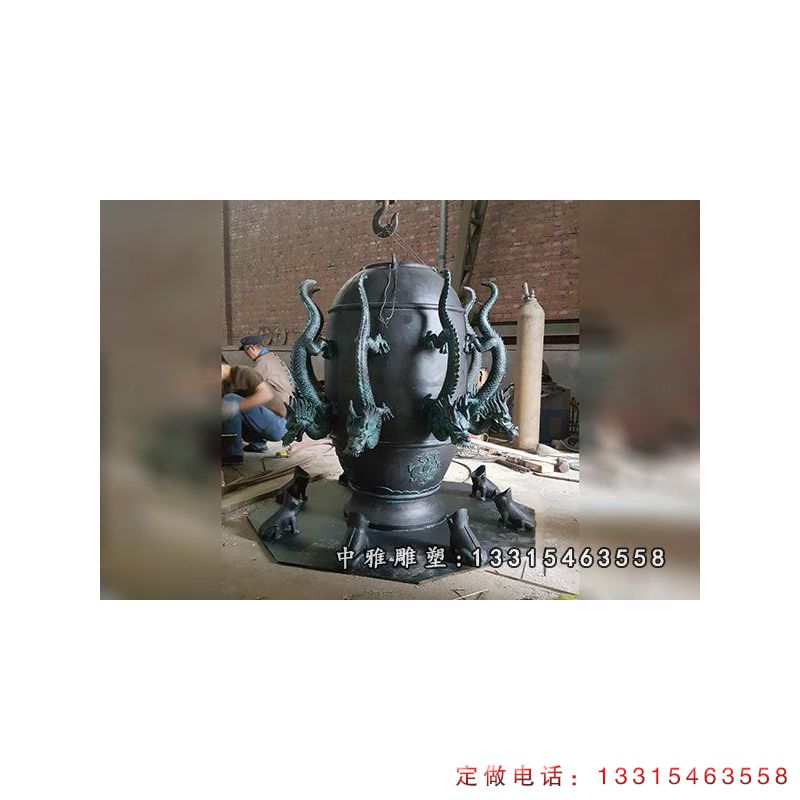 铜雕地动仪景观雕塑（3）