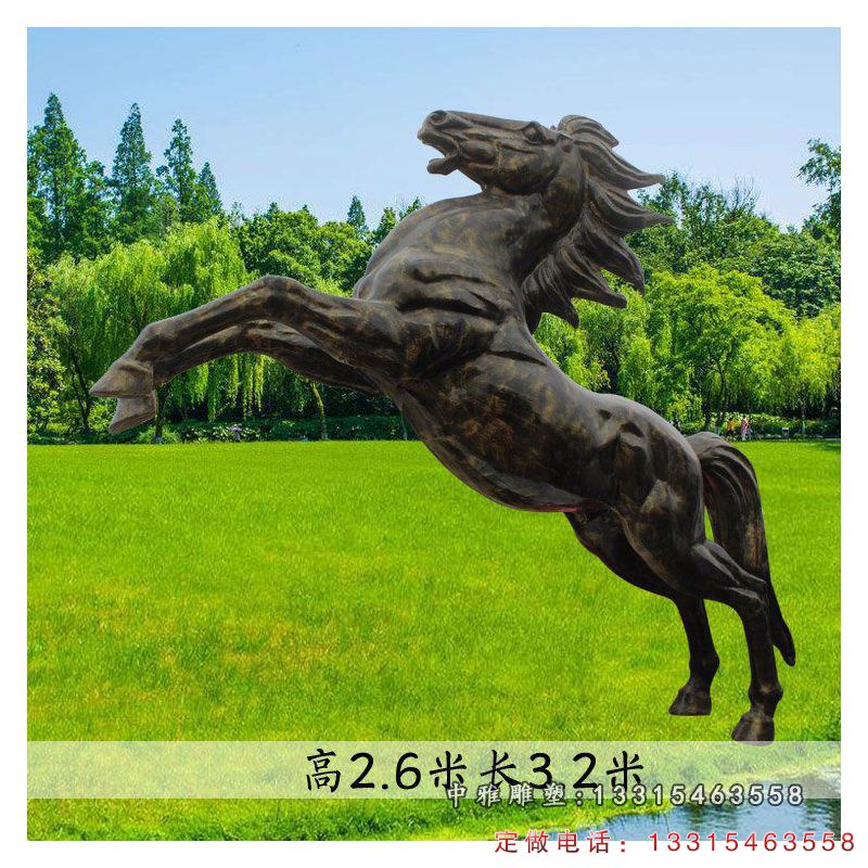 铜雕奔马动物雕塑